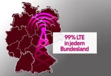 Telekom LTE Abdeckung in Deutschland